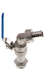 G 3/4 inch Stainless Steel 2-Way Faucet Ball Valve