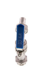 G 3/4 inch Stainless Steel 2-Way Faucet Ball Valve