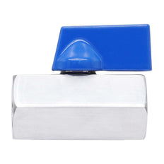 G 3/8'' F/F 2-Way Stainless Steel Mini Ball Valve 69 bar PTFE - TamesonPRO 1113-038-F