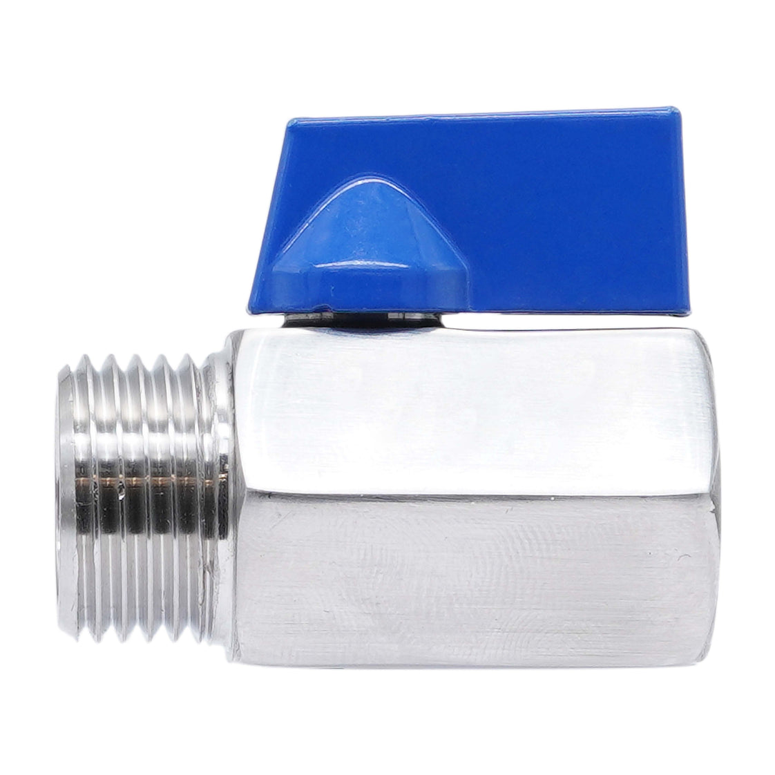 G 3/8'' M/F 2-Way Stainless Steel Mini Ball Valve 69 bar PTFE - TamesonPRO 1113-038-MF