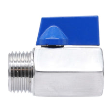G 3/8'' M/F 2-Way Stainless Steel Mini Ball Valve 69 bar PTFE - TamesonPRO 1113-038-MF