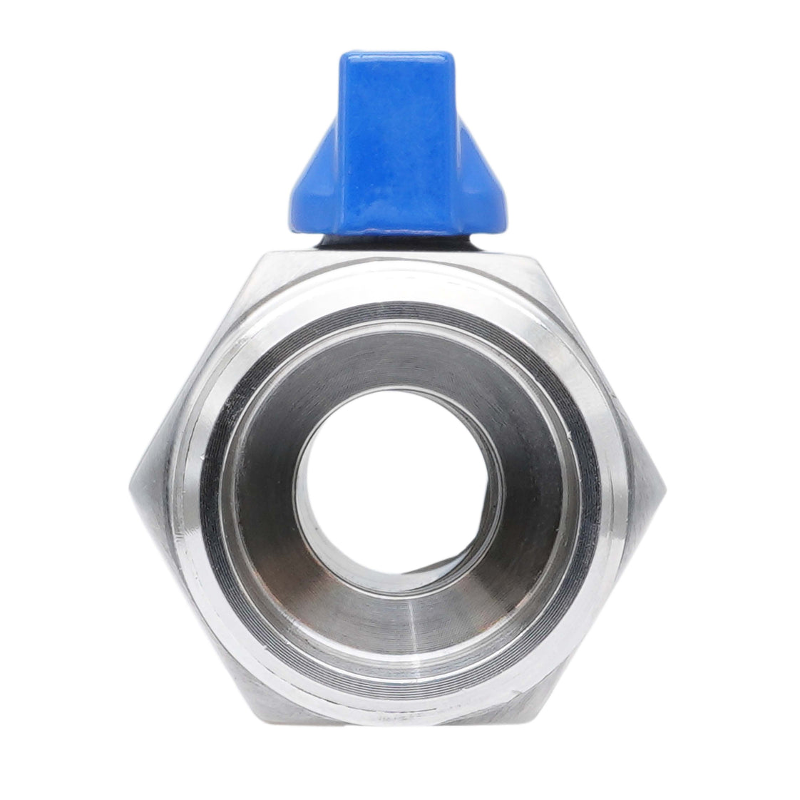 G 1/4'' M/M 2-Way Stainless Steel Mini Ball Valve 69 bar PTFE - TamesonPRO 1113-014-M