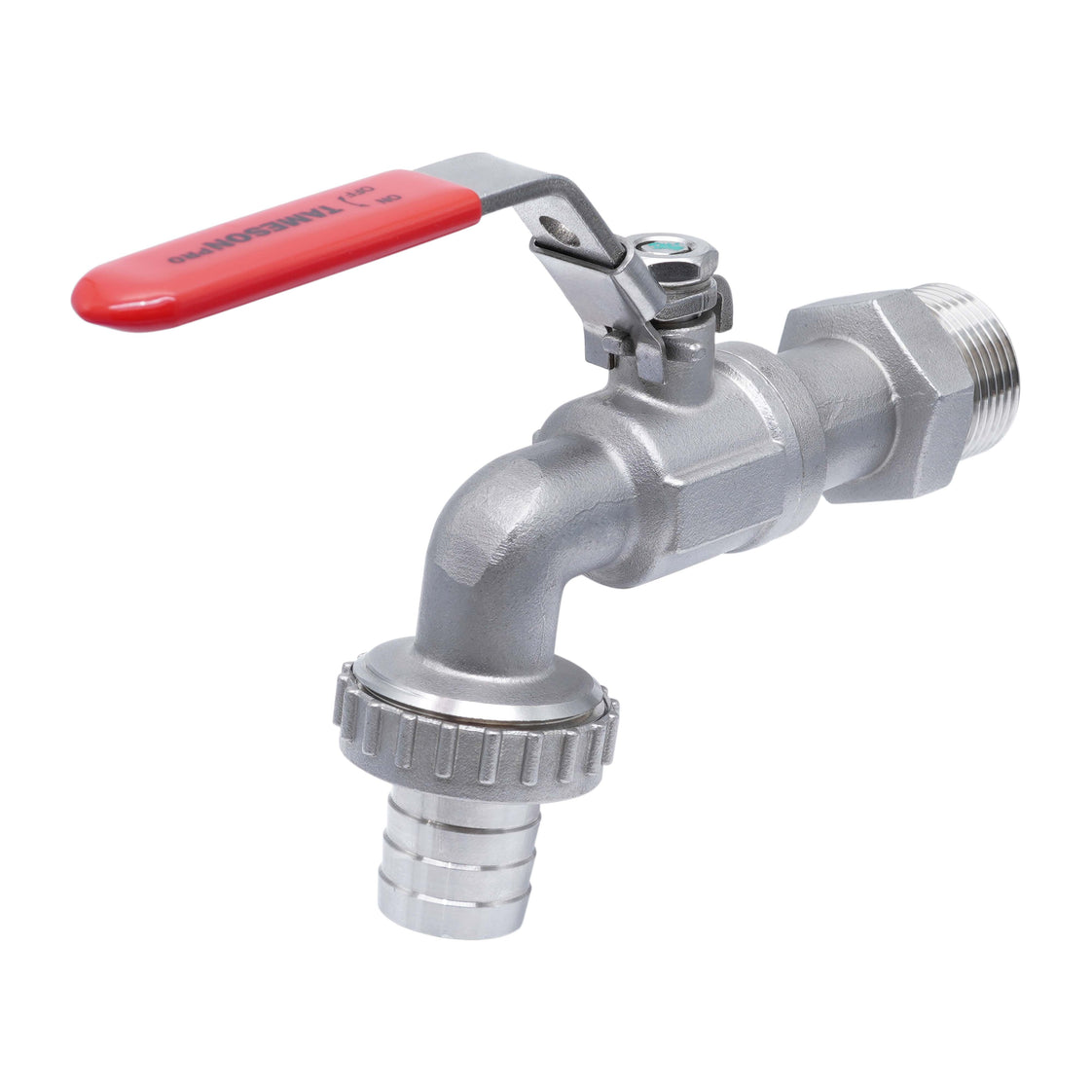 G 3/4'' Stainless Steel Faucet Ball Valve 13.7 bar PTFE - TamesonPRO 1114-034