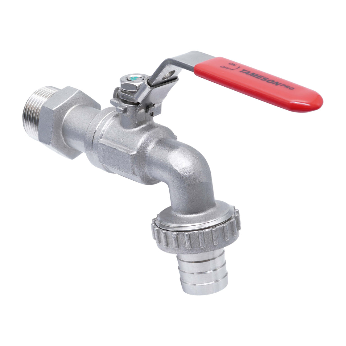 G 3/4'' Stainless Steel Faucet Ball Valve 13.7 bar PTFE - TamesonPRO 1114-034
