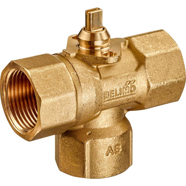 Belimo 3-Way Ball Valve Rp1/2 Kvs2.5 100-240VAC 75s 2/3-point 1Nm IP40 C315Q-H/CQ230A