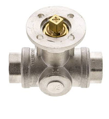 G1/2'' 3-Way T-port Ball Valve Brass ISO-Top 40bar - BL3BAT