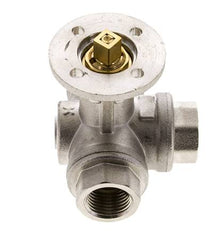 G1/2'' 3-Way T-port Ball Valve Brass ISO-Top 40bar - BL3BAT