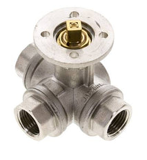 G1/2'' 3-Way T-port Ball Valve Brass ISO-Top 40bar - BL3BAT
