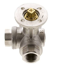 G1/2'' 3-Way T-port Ball Valve Brass ISO-Top 40bar - BL3BAT