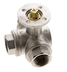 G3/4'' 3-Way T-port Ball Valve Brass ISO-Top 40bar - BL3BAT