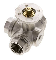 G3/4'' 3-Way T-port Ball Valve Brass ISO-Top 40bar - BL3BAT