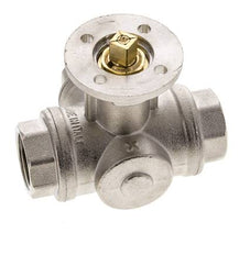 G3/4'' 3-Way T-port Ball Valve Brass ISO-Top 40bar - BL3BAT