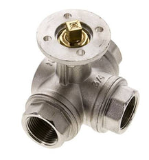 G3/4'' 3-Way T-port Ball Valve Brass ISO-Top 40bar - BL3BAT