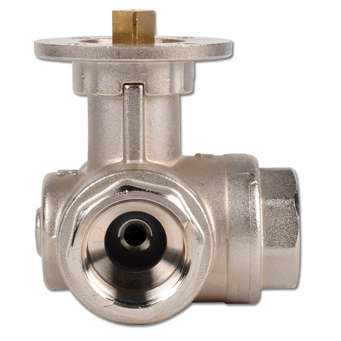 G2-1/2'' 3-Way L-port Ball Valve Brass ISO-Top 40bar - BL3BAL