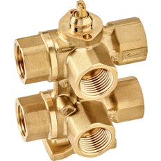 Belimo 6-Way Characterized Valve Rp1/2 Kvs0.25/0.63 24VAC/DC 75s 0-10V 1Nm IP40 R3015-P25-P63-B1/CQ24A-SZ