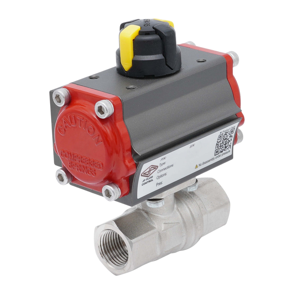 Pneumatic Ball Valve G3/8'' Brass Spring Opening