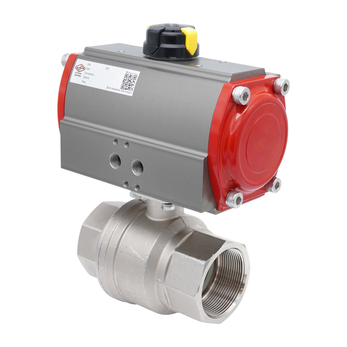 Pneumatic Ball Valve G2 1/2'' Brass Spring Opening