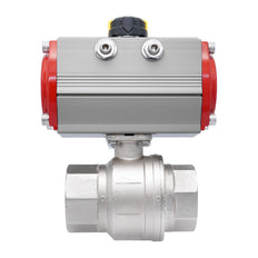Pneumatic Ball Valve G2 1/2'' Brass Double Acting