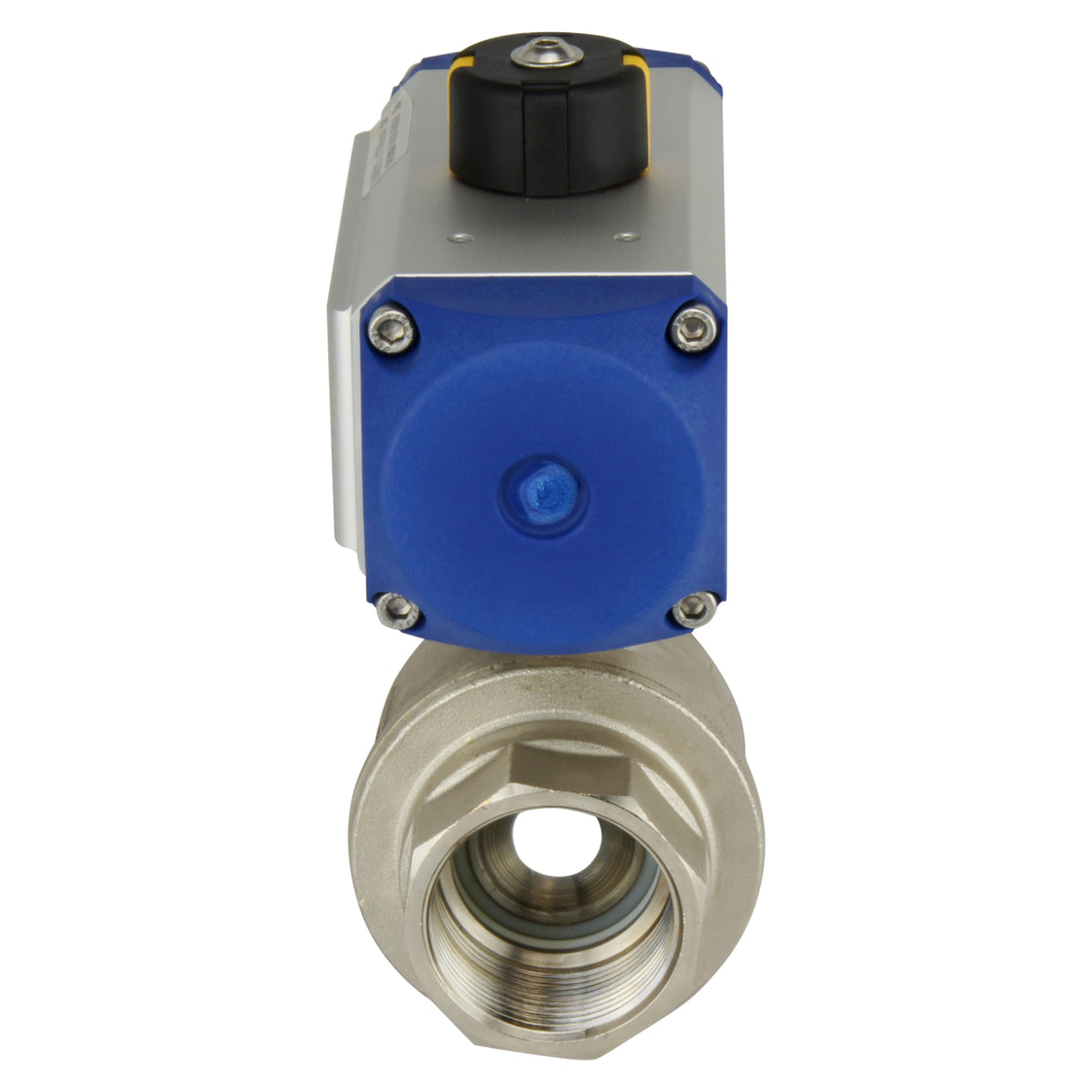 G1-1/2'' 2-Way Brass Pneumatic Ball Valve Double Acting - BL2BA