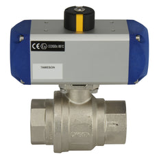 G1-1/2'' 2-Way Brass Pneumatic Ball Valve Double Acting - BL2BA