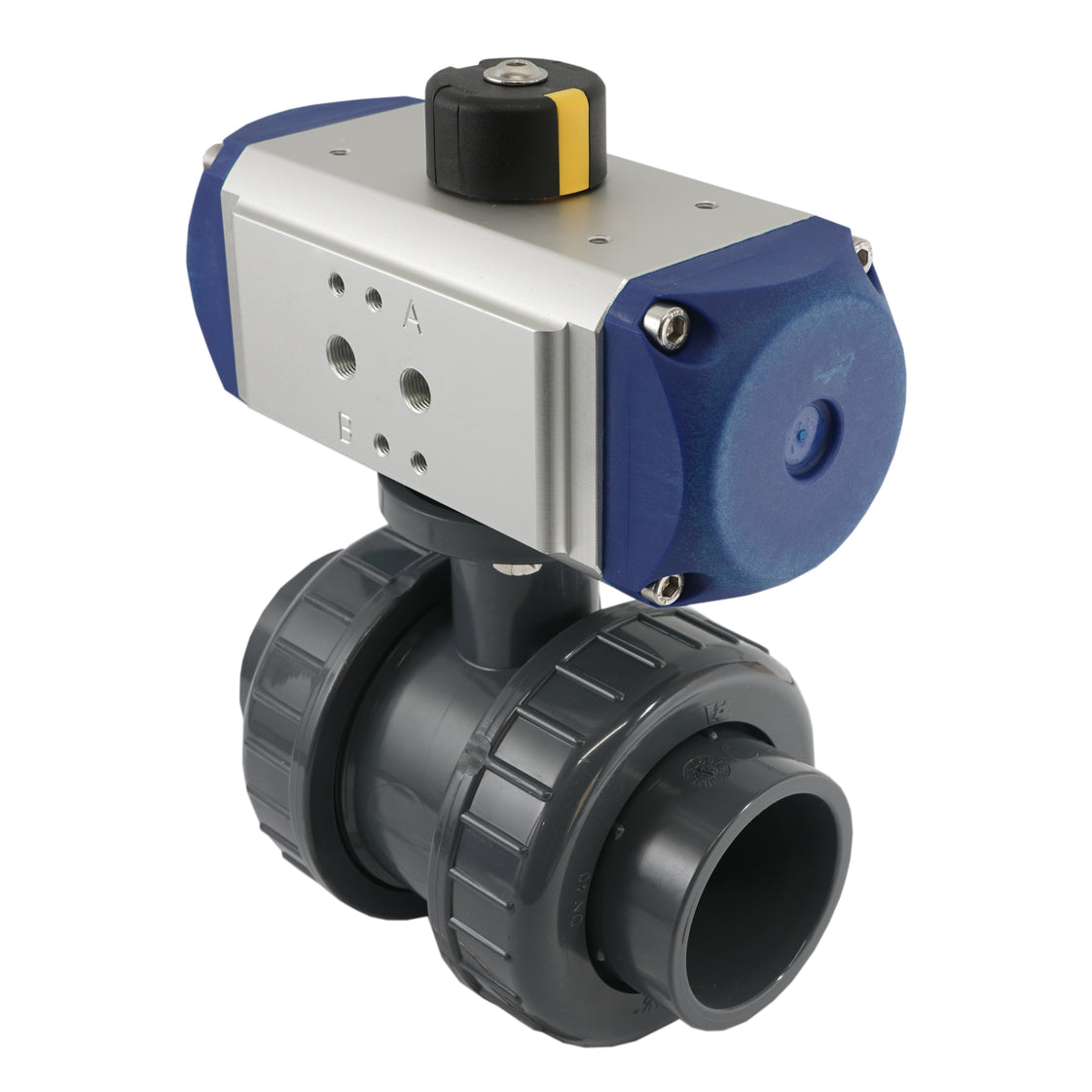 32mm 2-Way PVC Pneumatic Ball Valve Double Acting - VDL