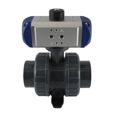 63mm 2-Way PVC Pneumatic Ball Valve Spring Closed - VDL