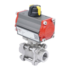 Pneumatic Ball Valve G3/4'' Stainless Steel Spring Opening
