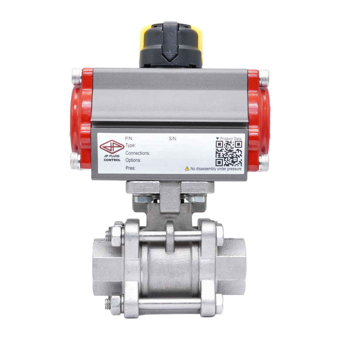 Pneumatic Ball Valve G1 1/4'' Stainless Steel Double Acting