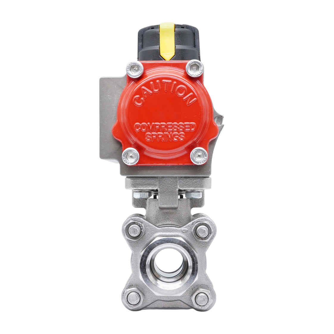 Pneumatic Ball Valve G1 1/4'' Stainless Steel Spring Closing