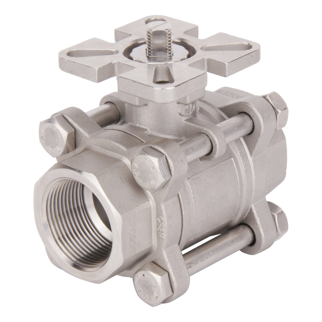 G1'' 2-Way Stainless Steel Pneumatic Ball Valve Spring Open - BL2SA3