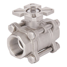 G1'' 2-Way Stainless Steel Pneumatic Ball Valve Spring Open - BL2SA3