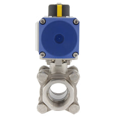 G1'' 2-Way Stainless Steel Pneumatic Ball Valve Spring Closed - BL2SA3