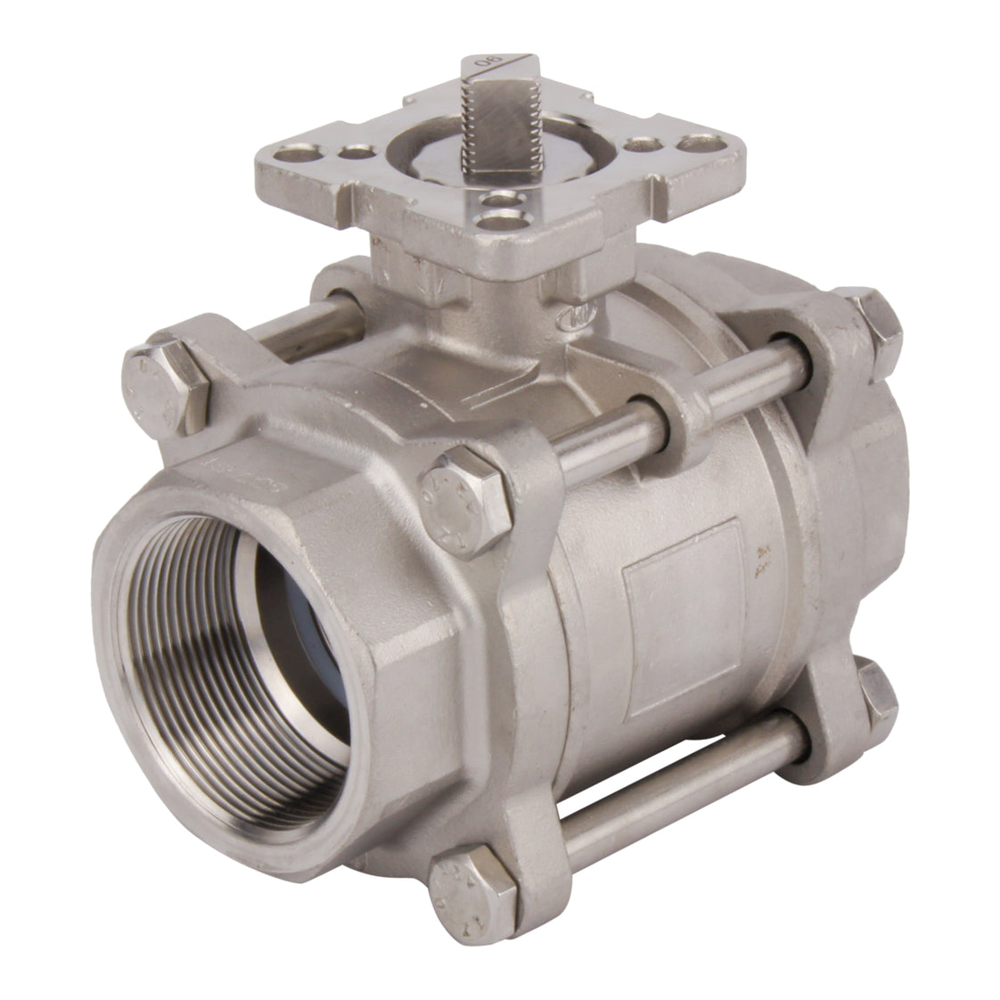 G2-1/2'' 2-Way Stainless Steel Pneumatic Ball Valve Double Acting - BL2SA3