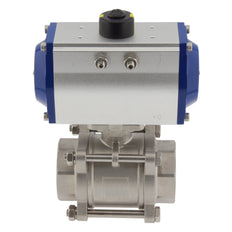 G3'' 2-Way Stainless Steel Pneumatic Ball Valve Spring Closed - BL2SA3