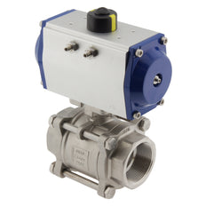 G2'' 2-Way Stainless Steel Pneumatic Ball Valve Double Acting - BL2SA3