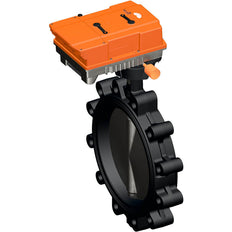 Belimo Butterfly Valve DN250/PN16 Lug 24VAC/DC Modulating GGG40 EPDM IP67 ISO 5211 2xSPDT BACnet 35s 160Nm D6250WL/PRCA-BAC-S2-T-250