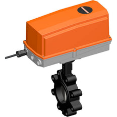Belimo Butterfly Valve DN65/PN16 Lug 24VAC/DC Open/Close GGG40 EPDM IP67 ISO 5211 35s 40Nm D665NL/GRC24G-5