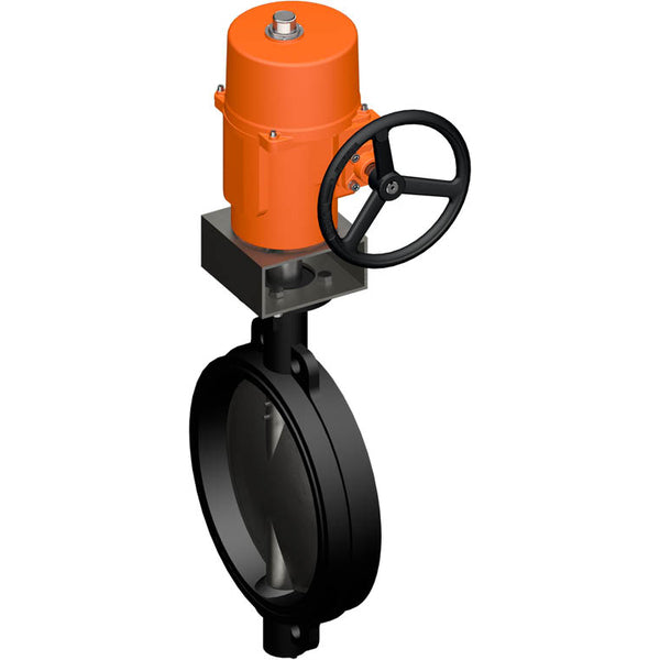 Belimo Butterfly Valve DN500/PN16 Wafer 120-240VAC/DC Modulating GGG40 EPDM IP67 ISO 5211 MFT Terminals 55s 1500Nm D6500N/SY8-230A-MF-T