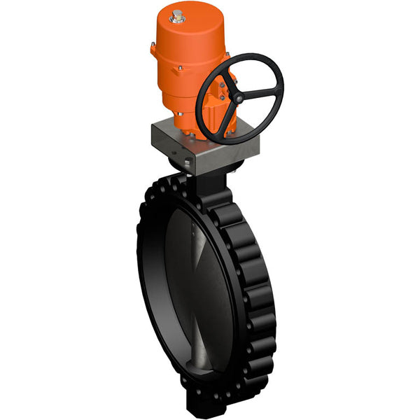 Belimo Butterfly Valve DN700/PN16 Lug 120-240VAC/DC 2&3-Point GGG40 EPDM IP67 ISO 5211 Terminals 74s 3500Nm D6700NL/SY12-230A-3-T
