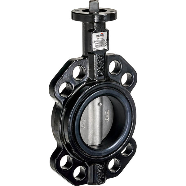 Belimo Butterfly Valve DN65/PN16 Wafer 120-240VAC/DC Open/Close GGG40 EPDM IP54 ISO 5211 150s 40Nm D665N/GR230A-5