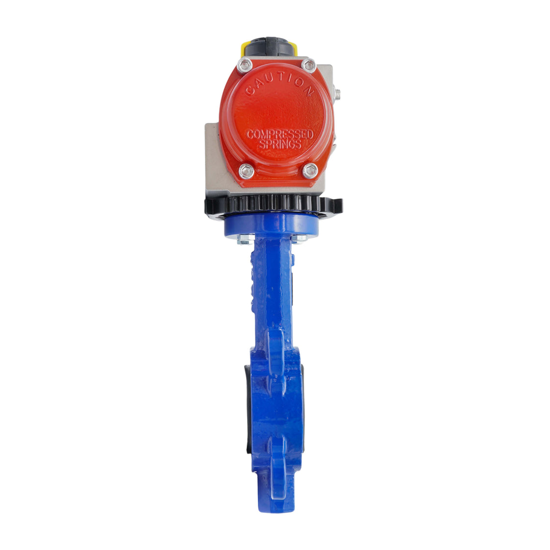 Pneumatic Butterfly Valve DN50 (2 inch) Wafer Cast Iron Stainless Steel EPDM Spring Closing