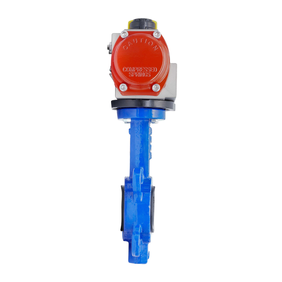 Pneumatic Butterfly Valve DN80 (3 inch) Lug Cast Iron Stainless Steel NBR Double Acting