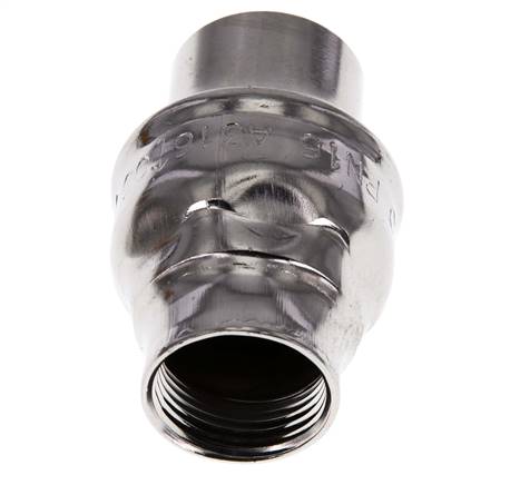 G3/4'' Stainless Steel 316 Check Valve PTFE 0.03-16bar (0.44-232psi)