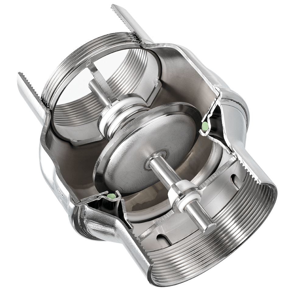 G4'' Stainless Steel 316 Check Valve FEP 0.03-16bar (0.44-232psi)