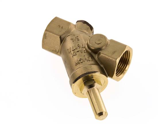Rp 3/4'' Brass Y Check Valve Drinking Water 10 bar (145 psi) EPDM