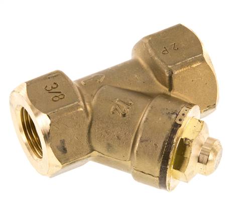 Rp 3/8'' Brass Y Check Valve 10 bar (145 psi) NBR