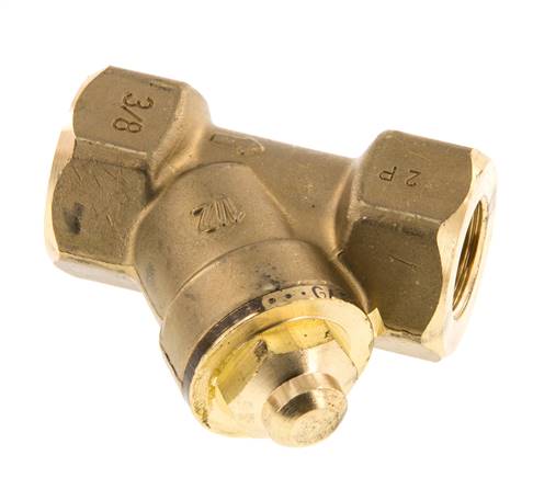 Rp 3/8'' Brass Y Check Valve 10 bar (145 psi) NBR