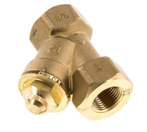 Rp 3/8'' Brass Y Check Valve 10 bar (145 psi) NBR