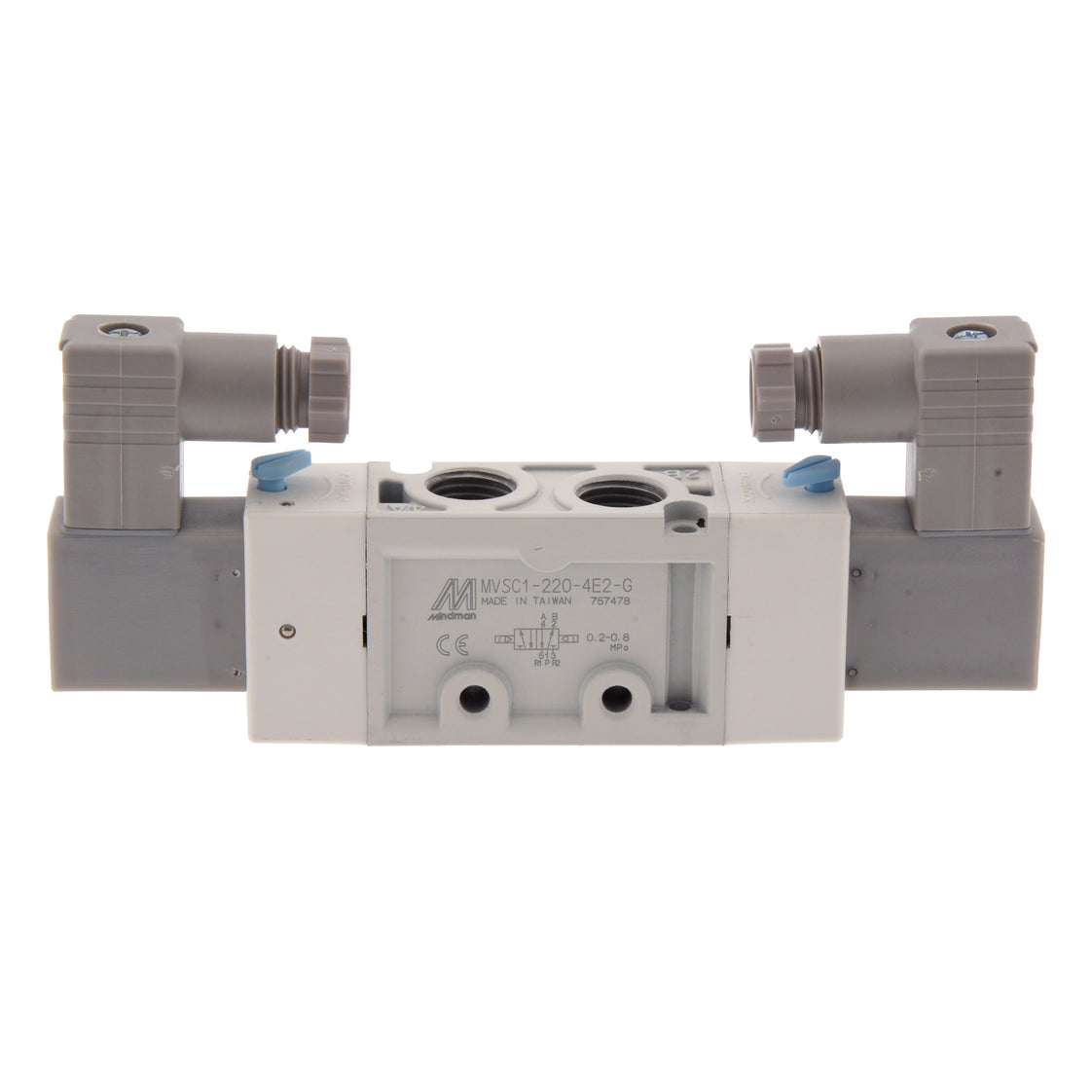 NPT 1/4'' 24V DC 5/2-Way Bi-stable Solenoid Valve 2-8bar MVSC1