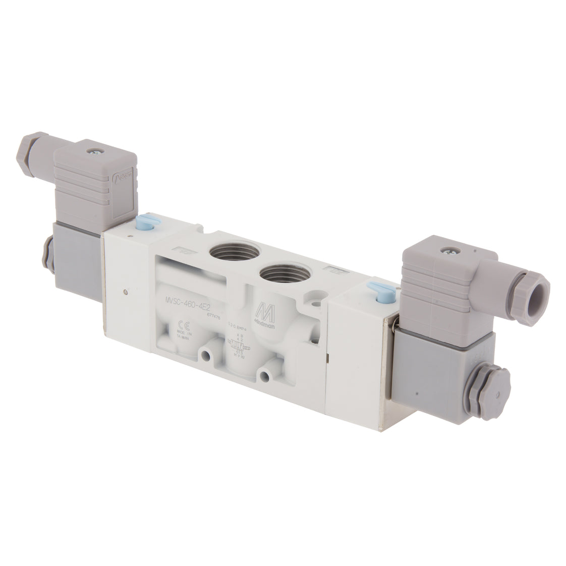 G1/2'' 24V DC 5/2-Way Bi-stable Solenoid Valve 2-8bar MVSC